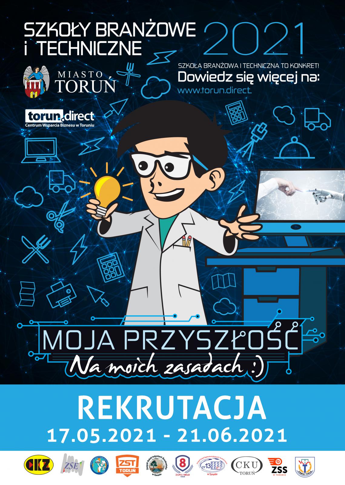 PLAKAT SZKOLNICTWO BRANŻOWE I TECHNICZNE 2021