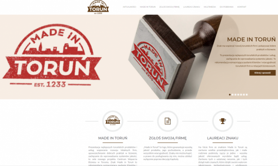 Biznesowe wizytówki Torunia