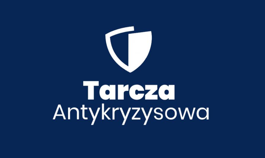 Grafika z tekstem: tarcza antykryzysowa 