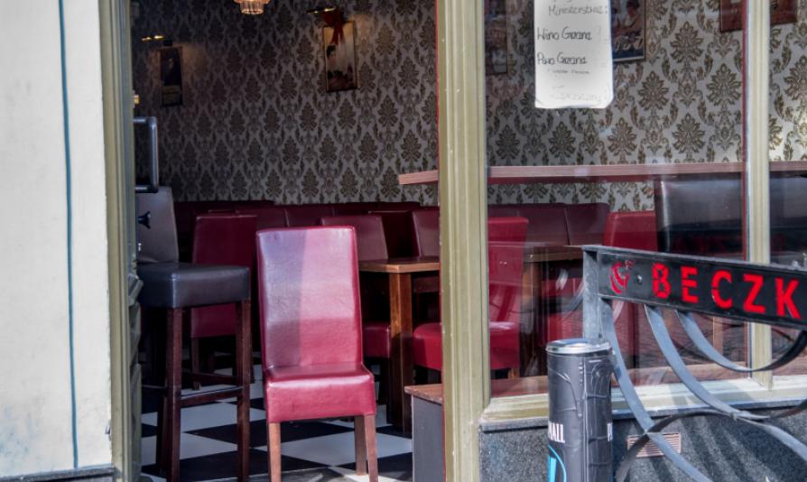 Na zdjęciu lokal gastronomiczny w Toruniu 