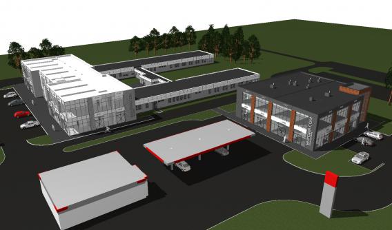 Skłodowskiej-Curie 86 wizualizacja