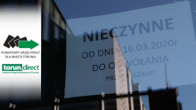 Zdjęcie:  z kartką nieczynne do odwołania 