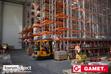 Na zdjęciu magazyn firmy Gamet 