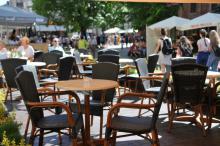 Na zdjęciu ogródek letni w Toruniu