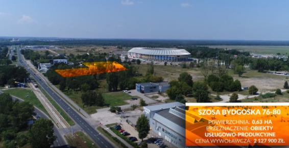 Tereny inwestycyjne w zachodnim Toruniu