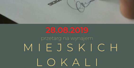 przetarg lokale miejskie
