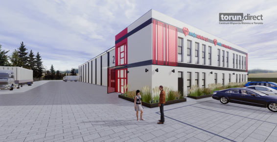 Wizualizacja budynku Pulscenter