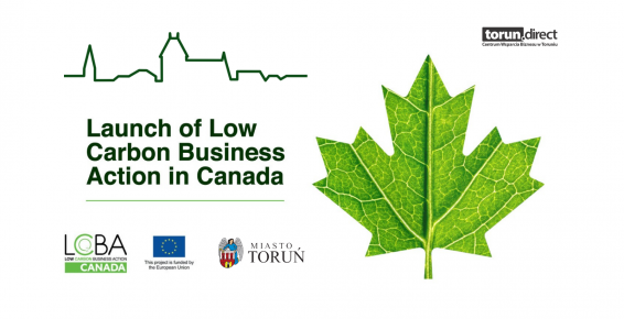 Grafika dotycząca programu Low Carbon Business Action in Canada