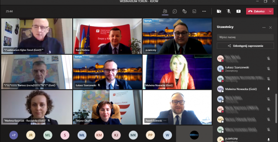Screen z wirtualnego spotkania
