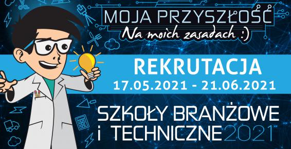 BANER PROMUJĄCY SZKOLNICTWO BRANŻOWE i TECHNICZNE 2021
