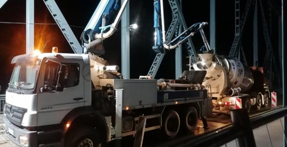 Remont mostu w Toruniu 