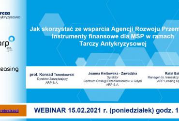 Zaproszenie na webinar ARP